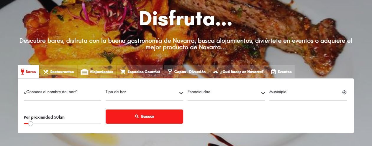 "Comer muy bien" el buscador de restaurantes y alojamientos en Navarra