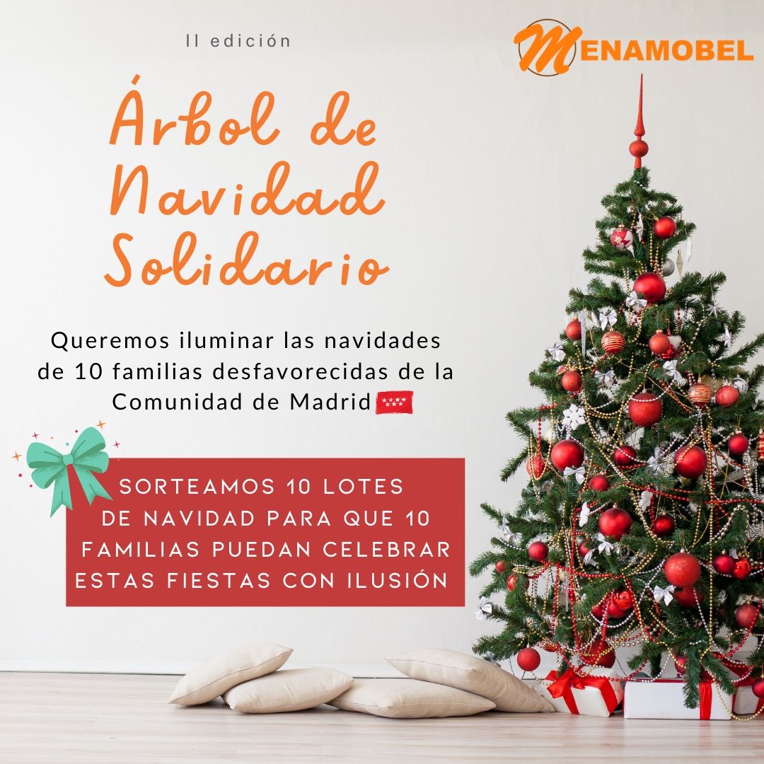 Menamobel organiza la segunda edición de el "Árbol de Navidad Solidario"