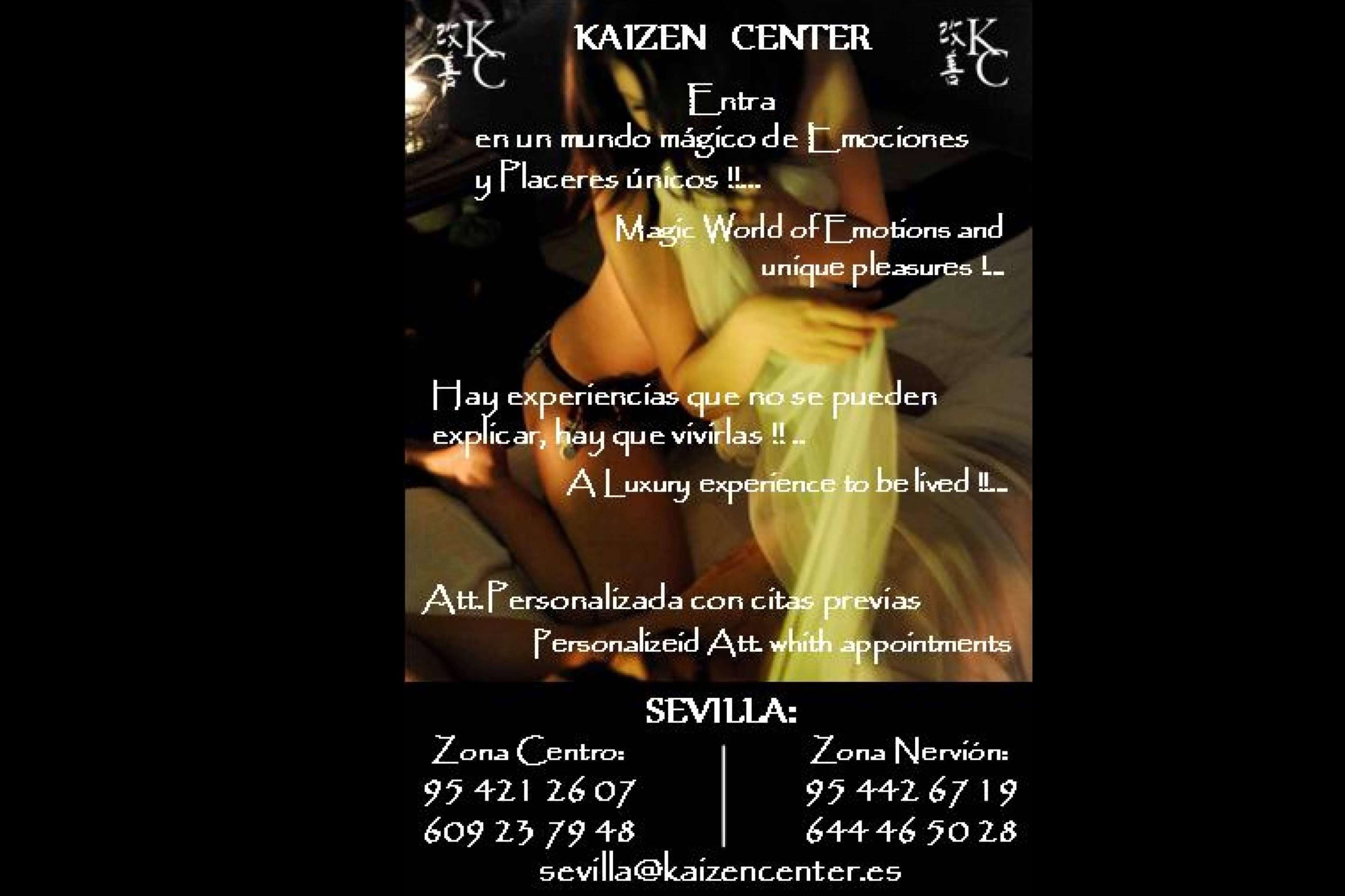 Los masajes tantra y eróticos/sensoriales de Kaizen Center Sevilla