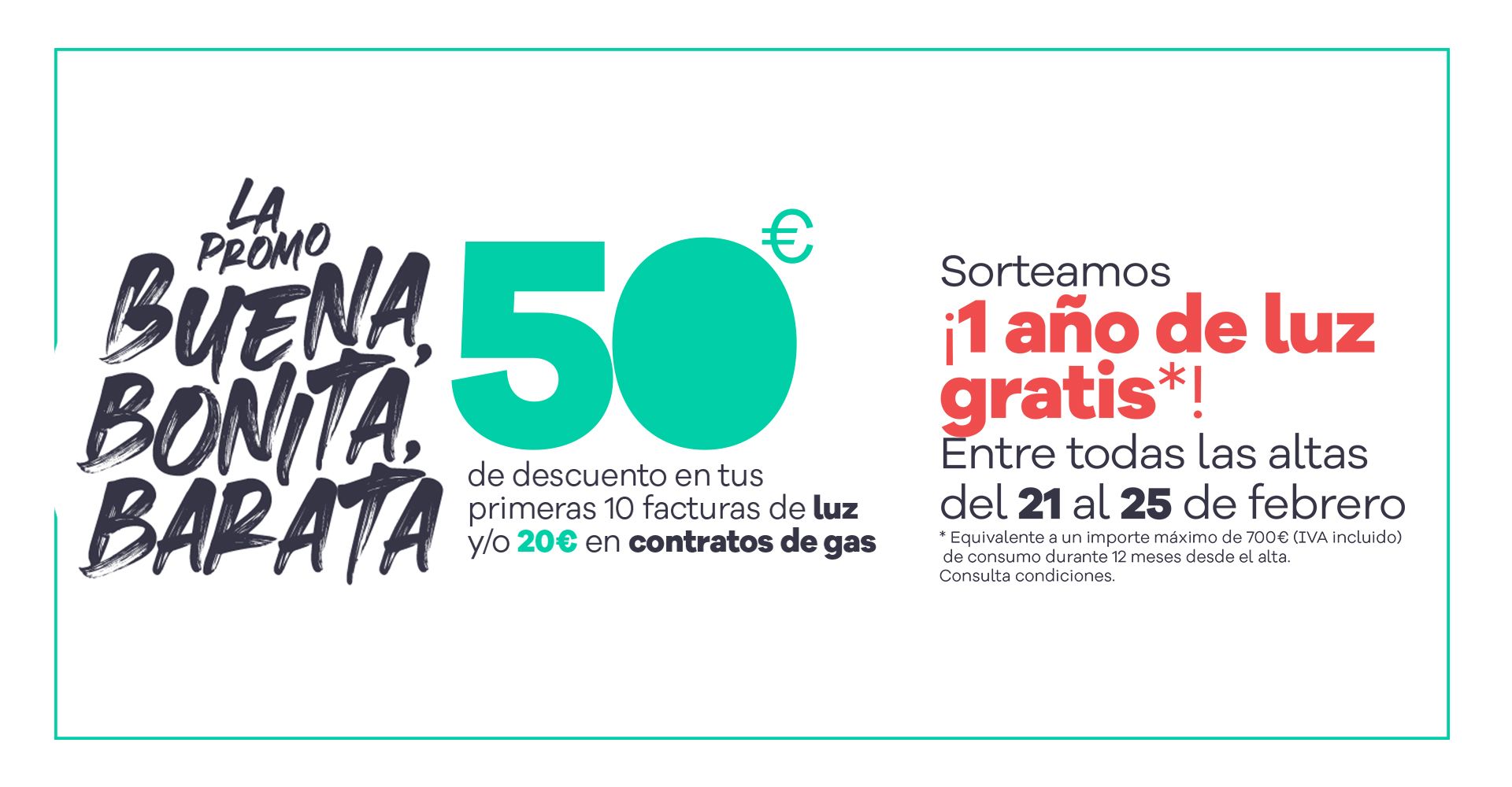Gana Energía presenta su nueva campaña de descuentos con un sorteo de un año de luz gratis