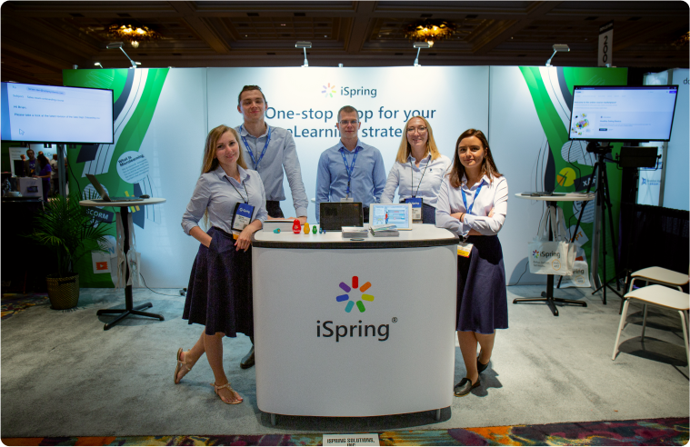 Foto de iSpring en DevLearn 2019