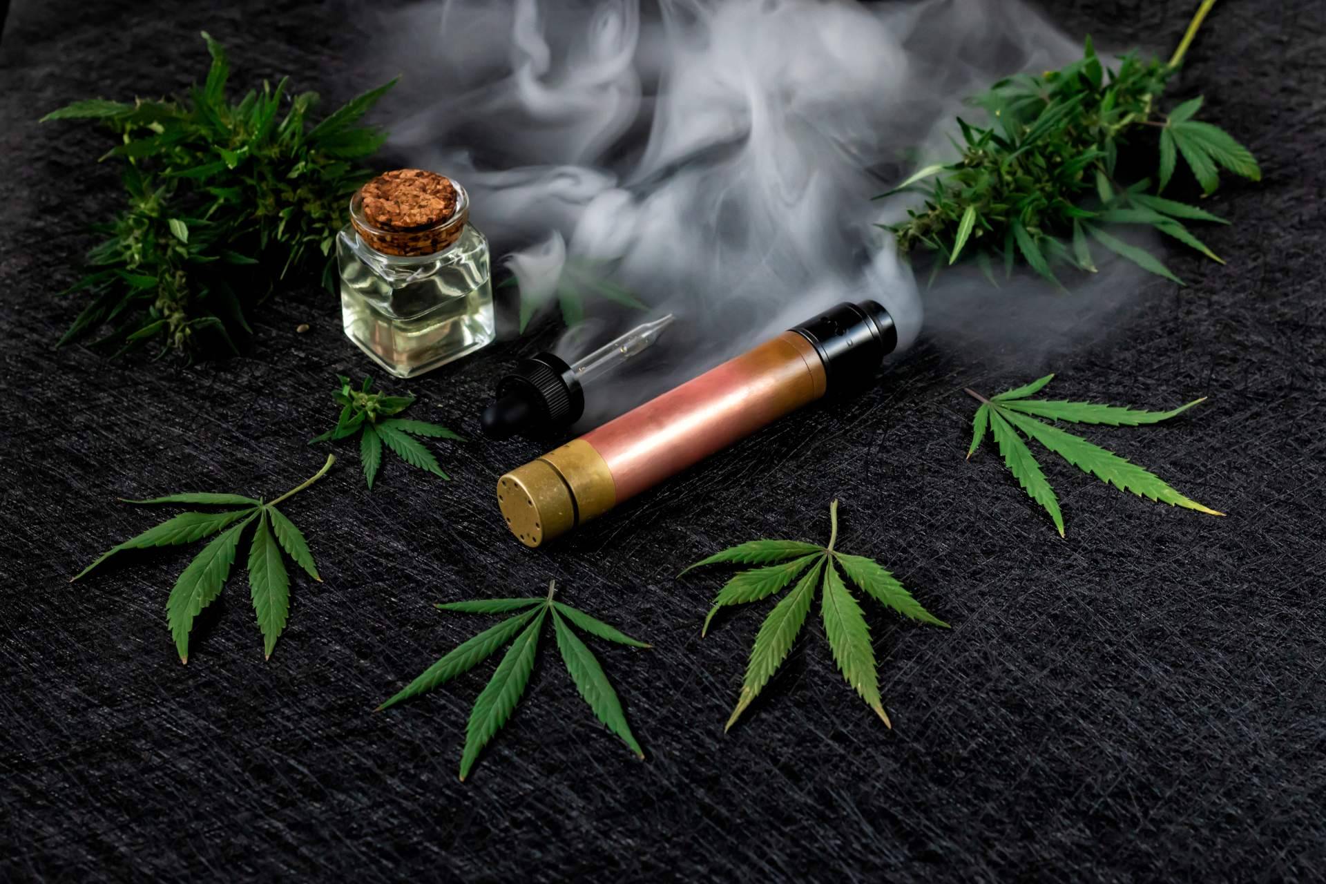 Vapeadores de aceite de CBD que no contienen THC