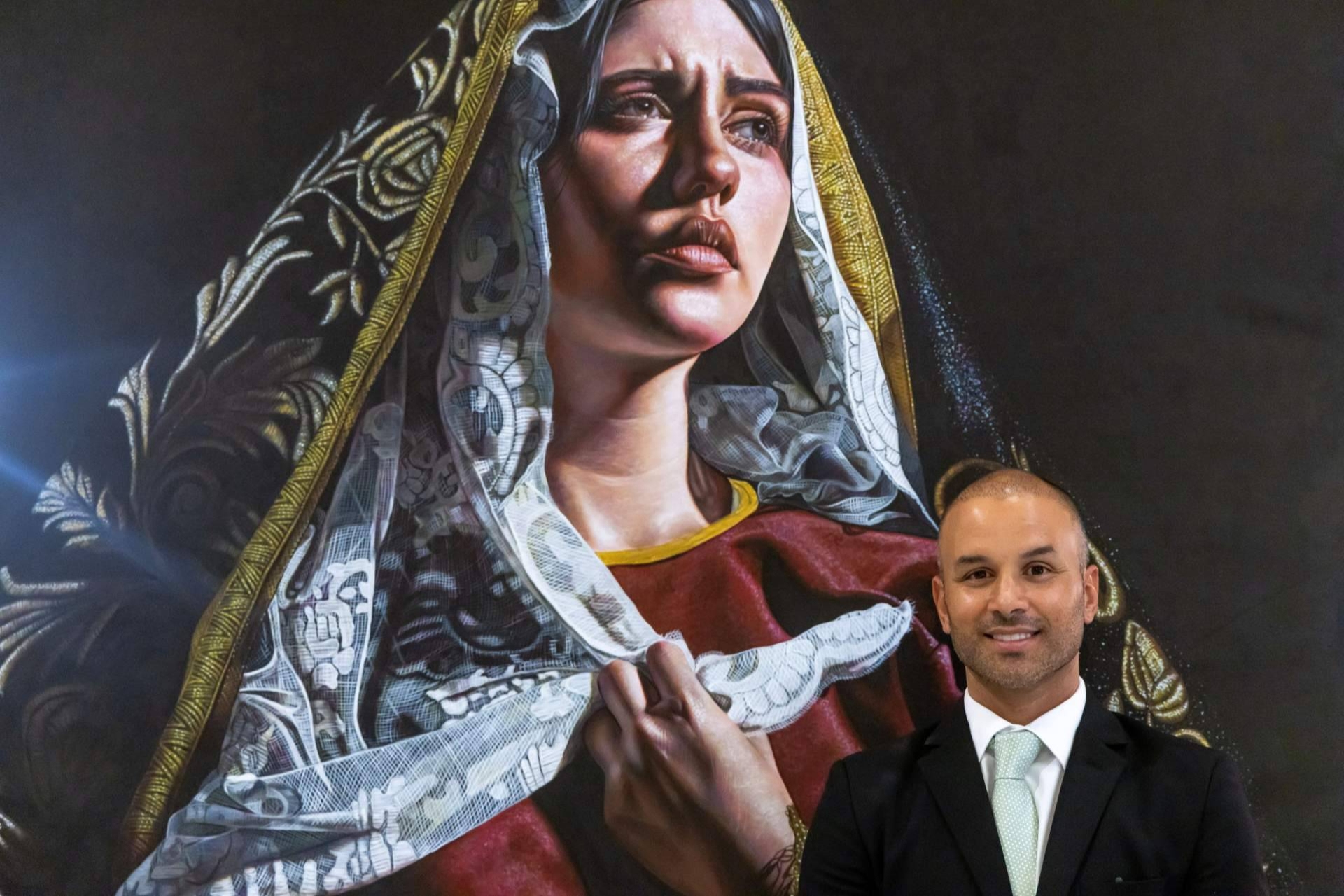 'Sublime'; el arte sacro del guatemalteco Chrispapita conmueve Roma en el corazón del Jubileo